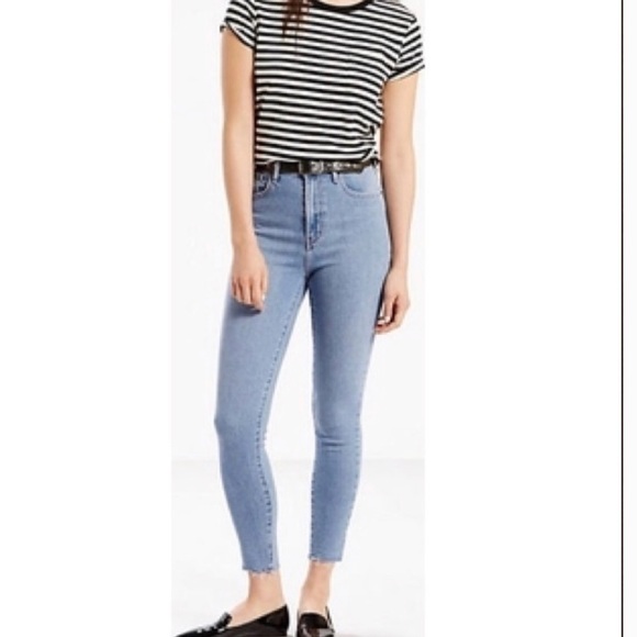 Levi's Denim - Levi’s Mile High Super Skinny Frayed Hem JeansSz28